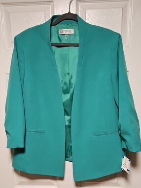 Kasper Open-Front Blazer